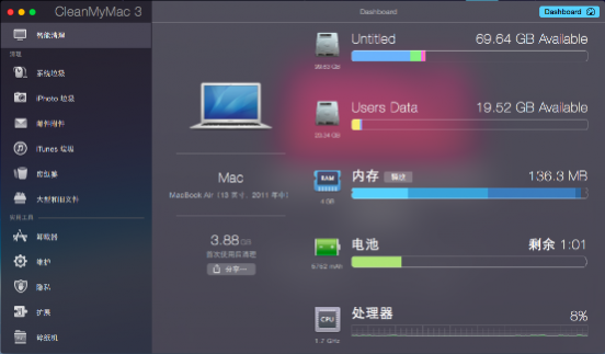 Mac清理软件CleanMyMac