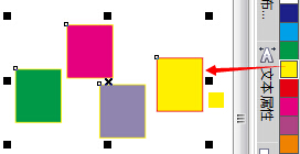 CorelDRAW从群组中快速拷贝颜色和属性方法