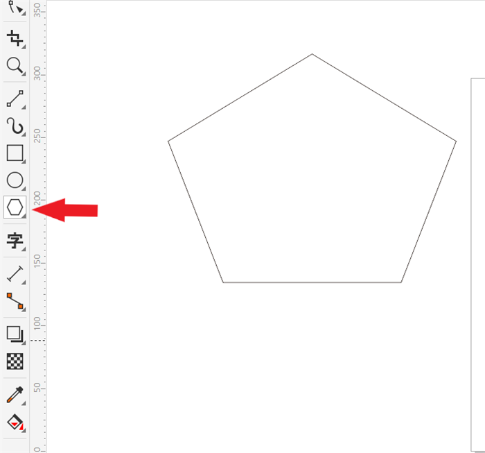 CorelDRAW软件绘制等边三角形的操作方法