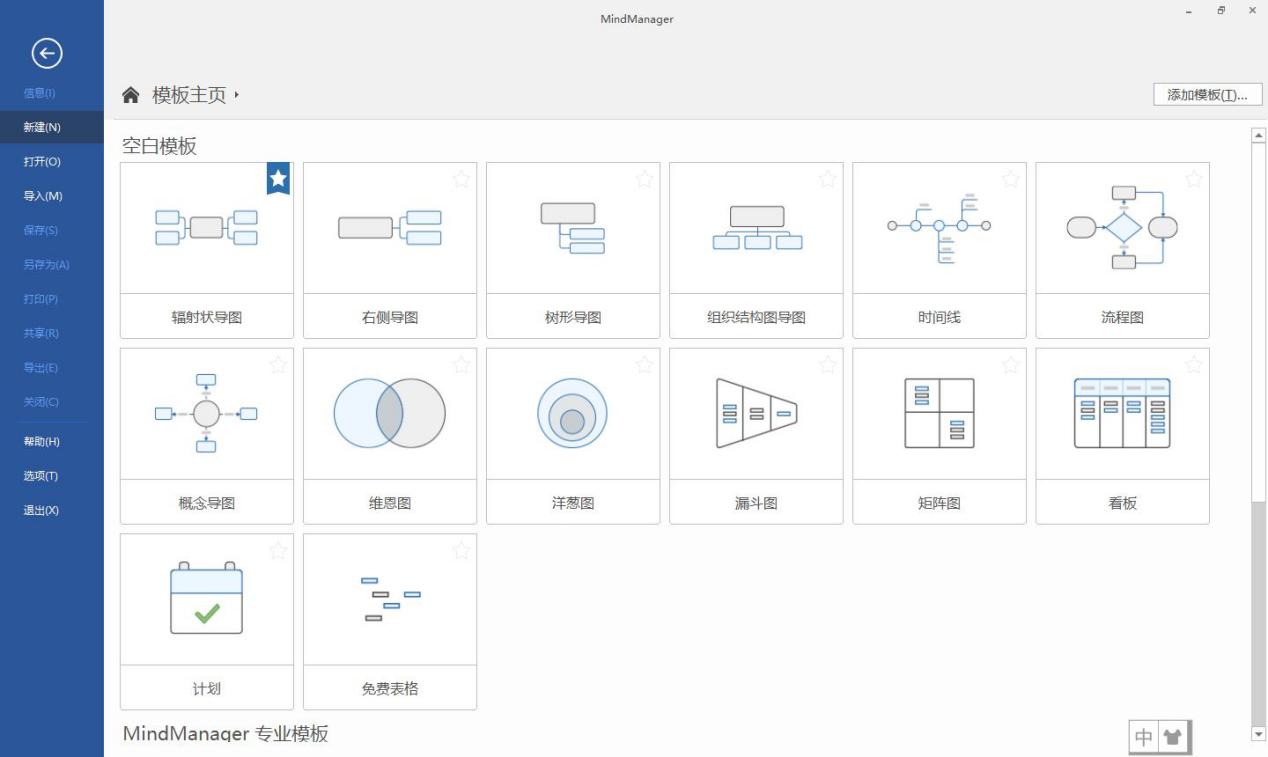 MindManager创建导图