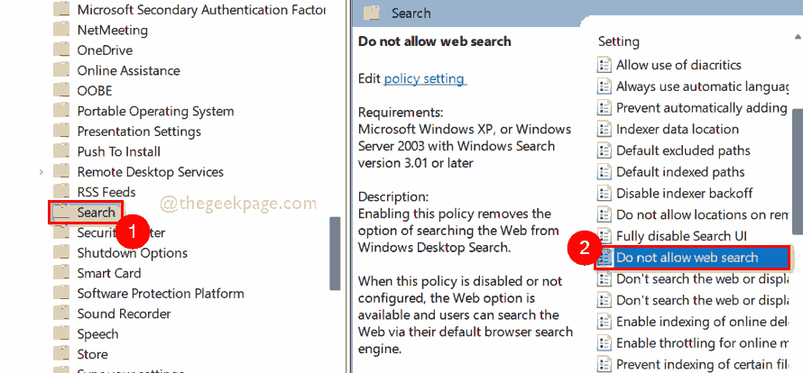 如何在 Windows 11 任务栏搜索中禁用搜索 Web 选项