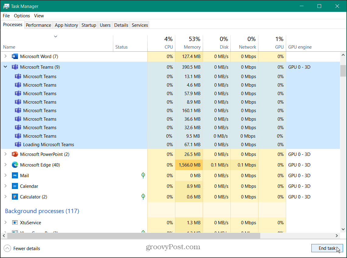 如何解决 Microsoft Teams 出现白屏的问题？