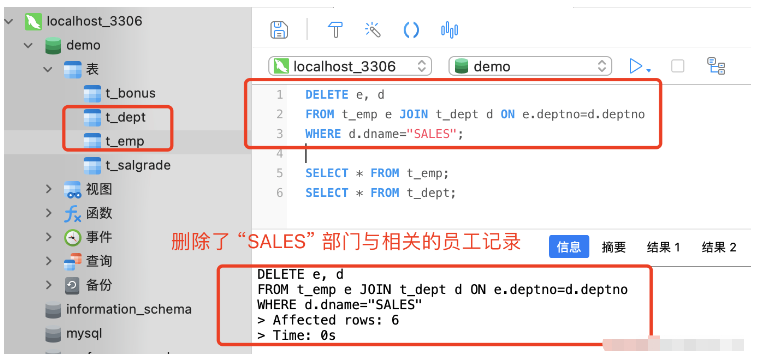 MySQL数据库数据如何删除