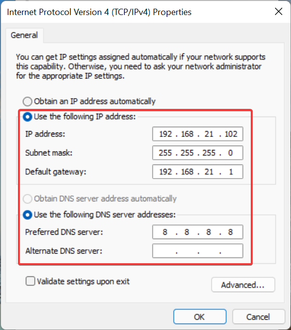 如何在 Windows 11 中添加辅助 IP 地址