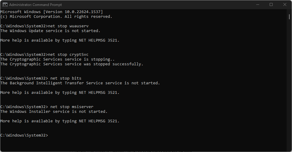 如何通过以下四个步骤解决Windows更新错误0x8007010b？