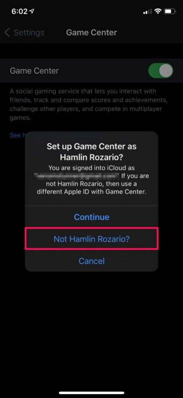 如何在 iPhone 和 iPad 上为 Game Center 使用不同的 Apple ID