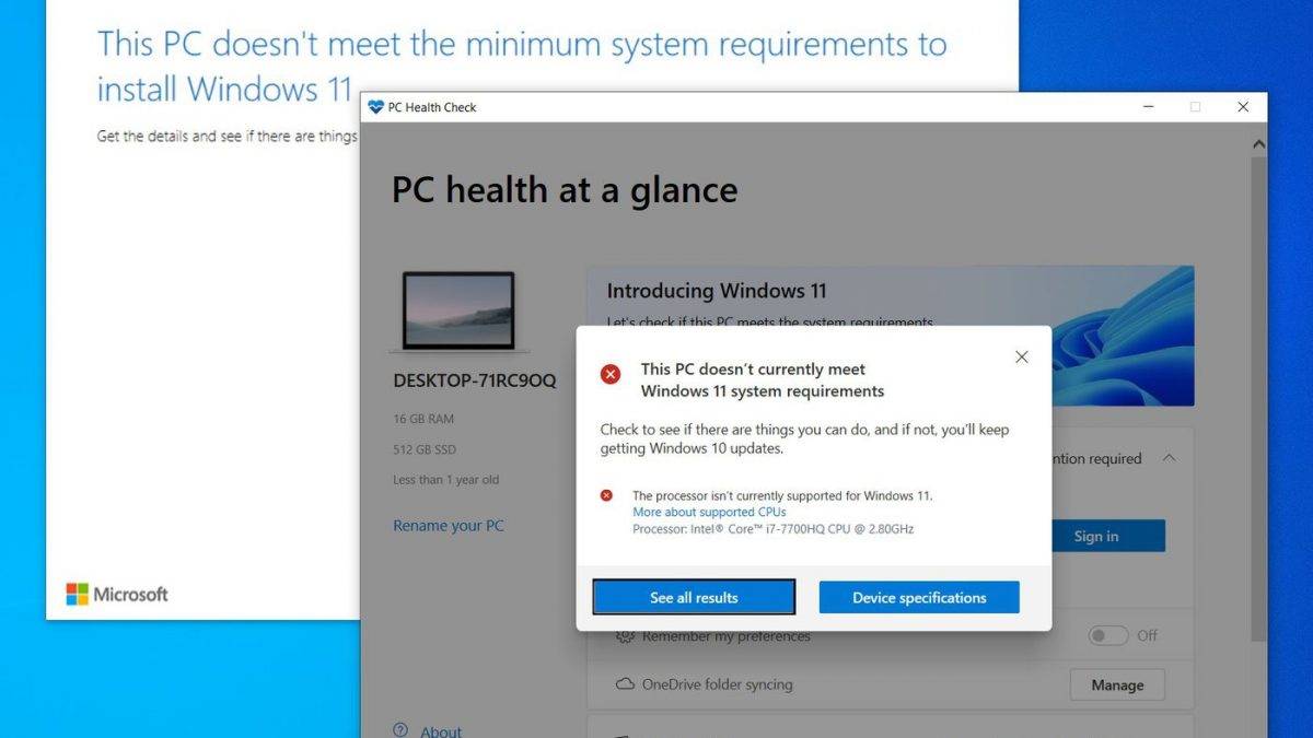 使用这4种测试方法在不支持 Windows 11 的CPU上进行安装