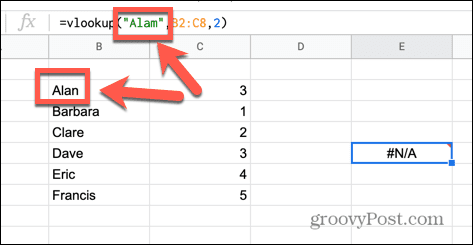 如何修复 Google 表格中的公式解析错误？