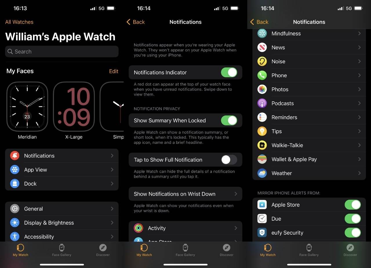 如何调整 Apple Watch 上的通知设置