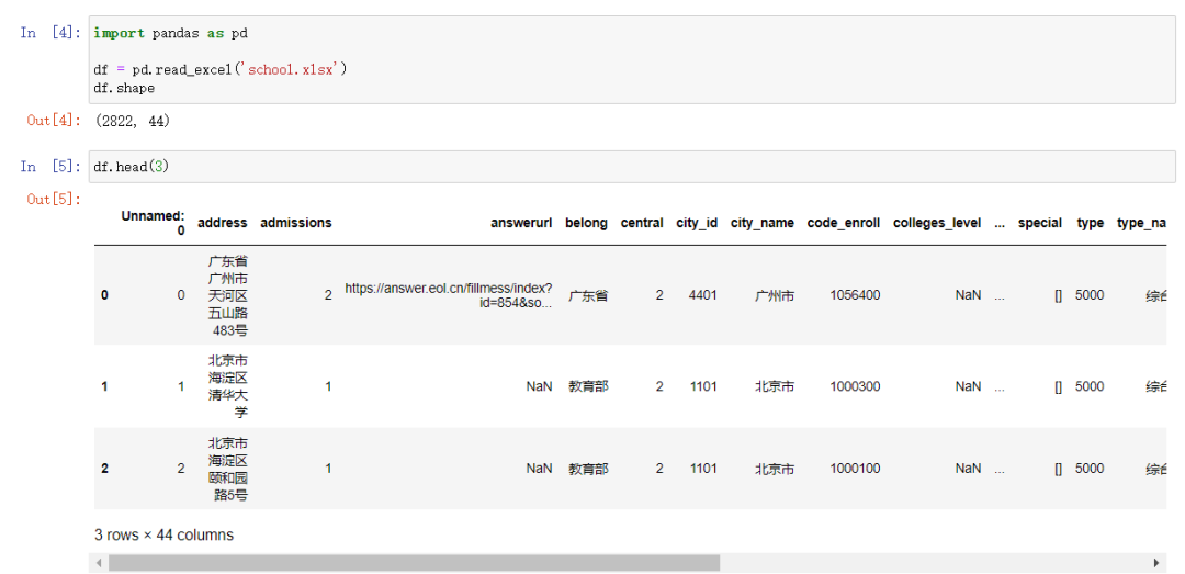 用Python绘制中国高校的地理分布图