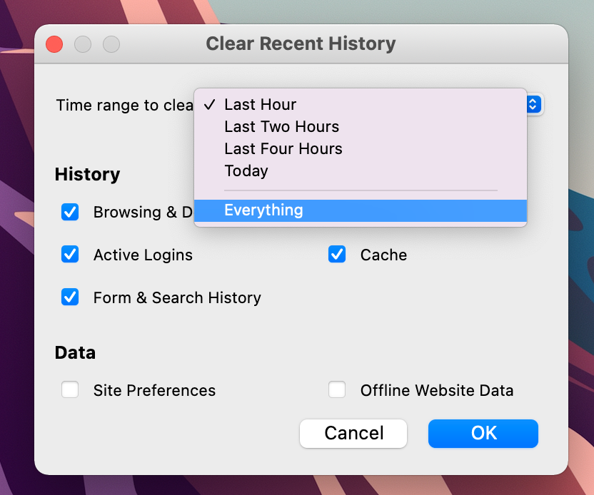 如何清除Mac上Safari、Chrome和Firefox中的缓存？