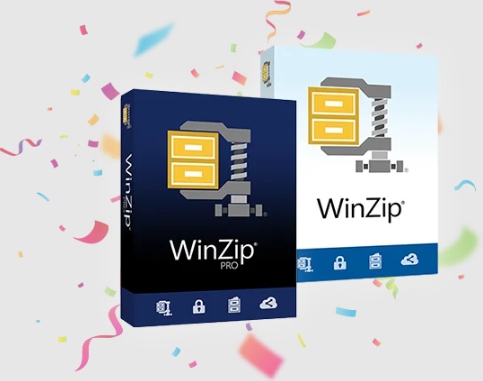 全新设计的WinZip 28主屏幕：提供更方便的文件管理体验