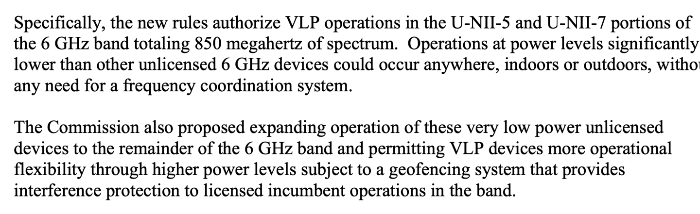 美 FCC 批准AR、VR及IoT等设备使用6GHz频段，干扰更低速率更高