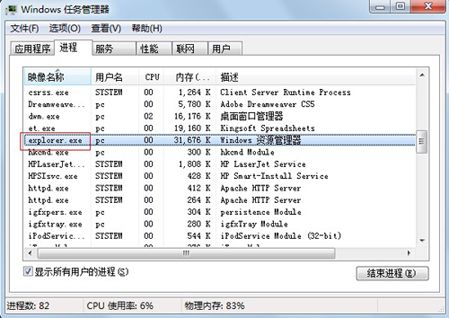 win7桌面图标不见了怎么恢复