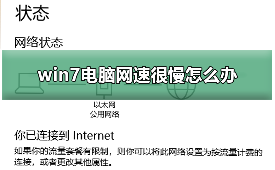 解决win7电脑网速缓慢的方法