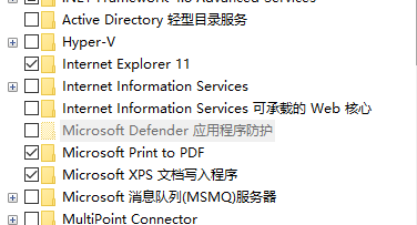 win10企业版2016ltsb长期服务版有iis吗