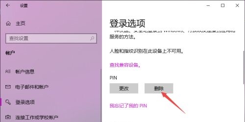 win10怎么关闭开机密码pin