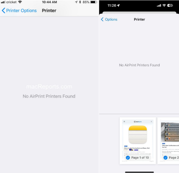 iOS17bug: 部分iPhone用户报告无法无线传输打印功能的问题