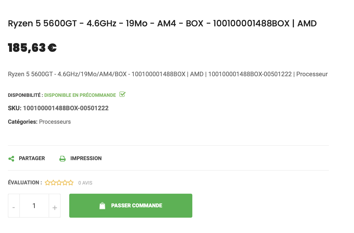 AMD R5 5600GT 处理器参数曝光：较 R5 5600G 高 0.2GHz