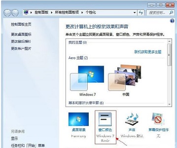 win7更改配色用途介绍