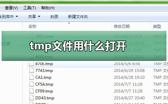 打开tmp文件的工具是什么