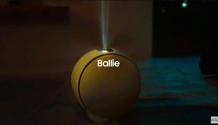 你的私人家庭伴侣，三星再次展示家用投影机器人 Ballie