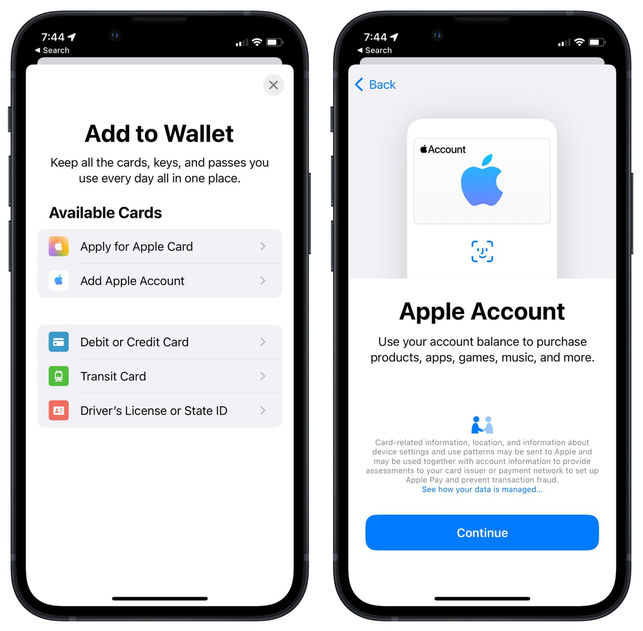 更新iOS 15.5后钱包（Wallet）APP如何添加苹果账户卡？