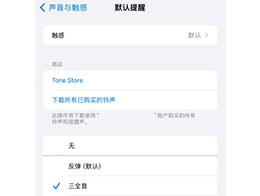 iPhone通知声音设置：iOS 17.2新增的可更改默认选项