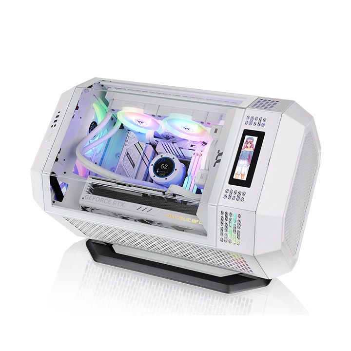 曜越发布全新机箱 The Tower 300：多姿多彩的放置方式，搭载双 140mm PWM 风扇预设