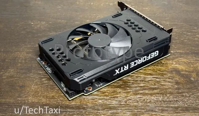 RTX 4070 Ti 显卡被改造成双插槽单风扇：长 173 毫米、厚 14.5 毫米，可塞入 4 升小机箱