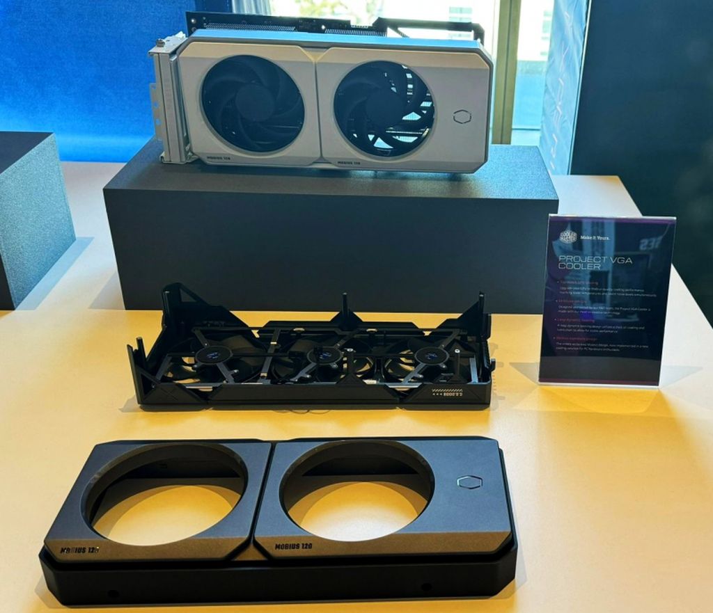 酷冷至尊展示 VGA 项目：给显卡加装风扇，改善散热、降低噪音