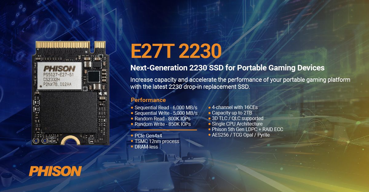 群联展示 E26 Max14um 等主控：读取最高 14000 MB/s、写入最高 12000 MB/s