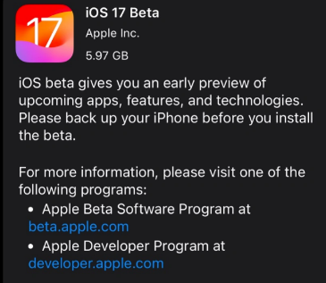 iOS 17/iPadOS 17首个公测版发布，如何升级到iOS17公测版？