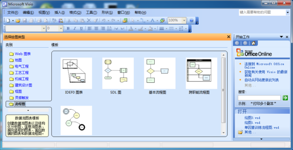 怎样用visio画思维导图