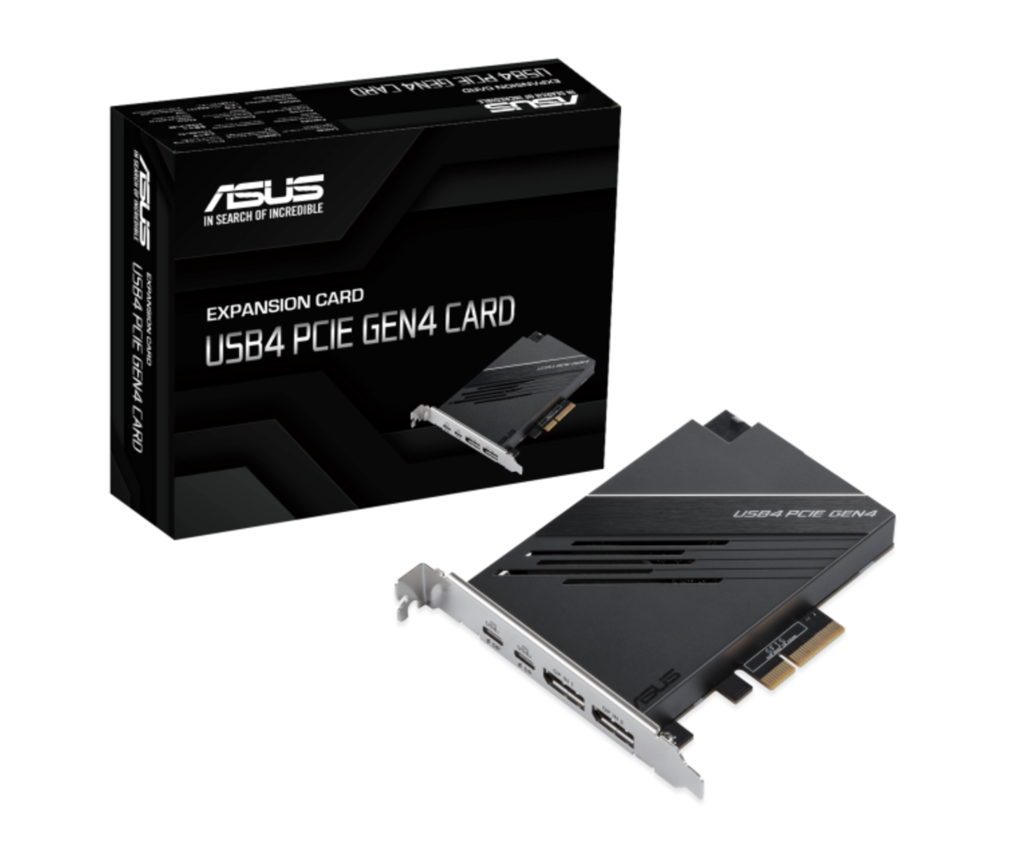 华硕发布全新的PCIe USB 4 扩展卡：双向带宽高达40 Gbps，配备2C + 2 DP 接口设计