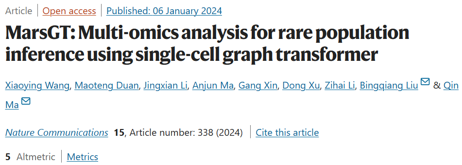 Nat.Commun.|山东大学团队基于图transformer开发了一种稀有细胞群组学分析方法