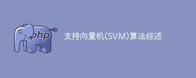 支持向量机(SVM)算法综述