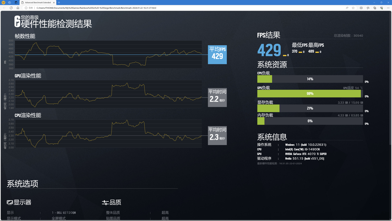 影驰 GeForce RTX 4070 Ti SUPER 星曜 OC 显卡评测：成功征服 4K 光追，轻松驾驭 2K 高刷