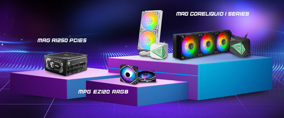 微星推出的磁性桥接器连接的MPG EZ120 ARGB积木风扇：支持JAF1 专有接头
