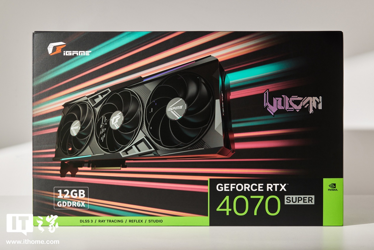 iGame GeForce RTX 4070 SUPER Vulcan OC显卡：低调暗黑，个性潮酷的图赏视觉享受