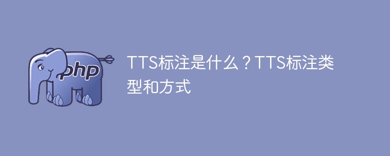 TTS标注是什么？TTS标注类型和方式