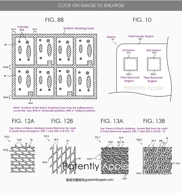 苹果公司新专利揭秘：屏下摄像头技术再获突破，iPhone、MacBook或迎新变革