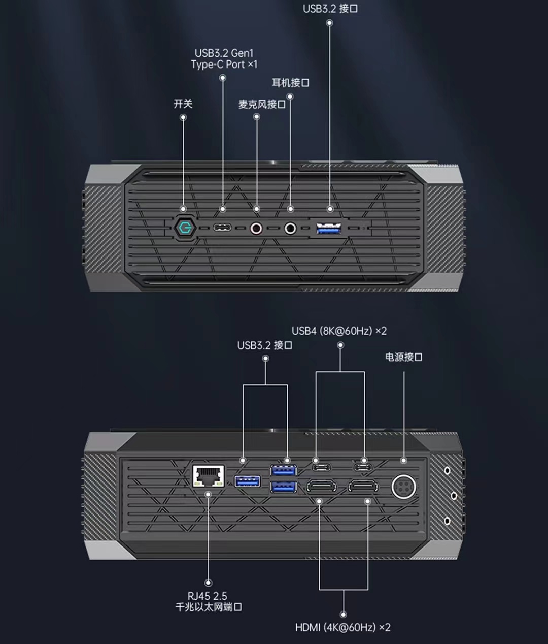 铭凡 AMD 独显迷你主机 HX100G 上架：换装 Zen4 APU，准系统版 4799 元