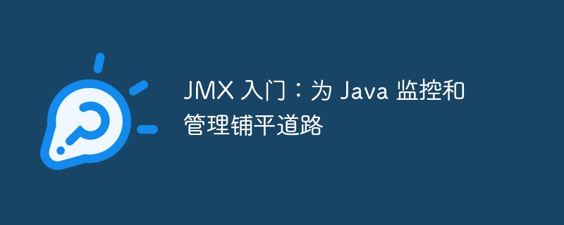 JMX 入门：为 Java 监控和管理铺平道路