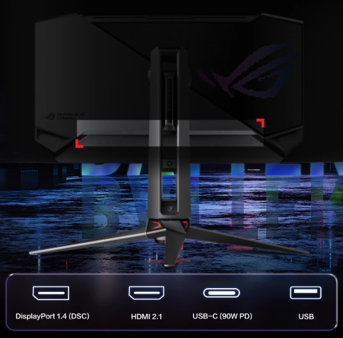 ROG PG34WCDM OLED 显示器上市：34 英寸 240Hz 曲面屏，9999 元