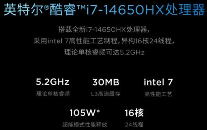 I7-14650HX评测跑分参数详细介绍