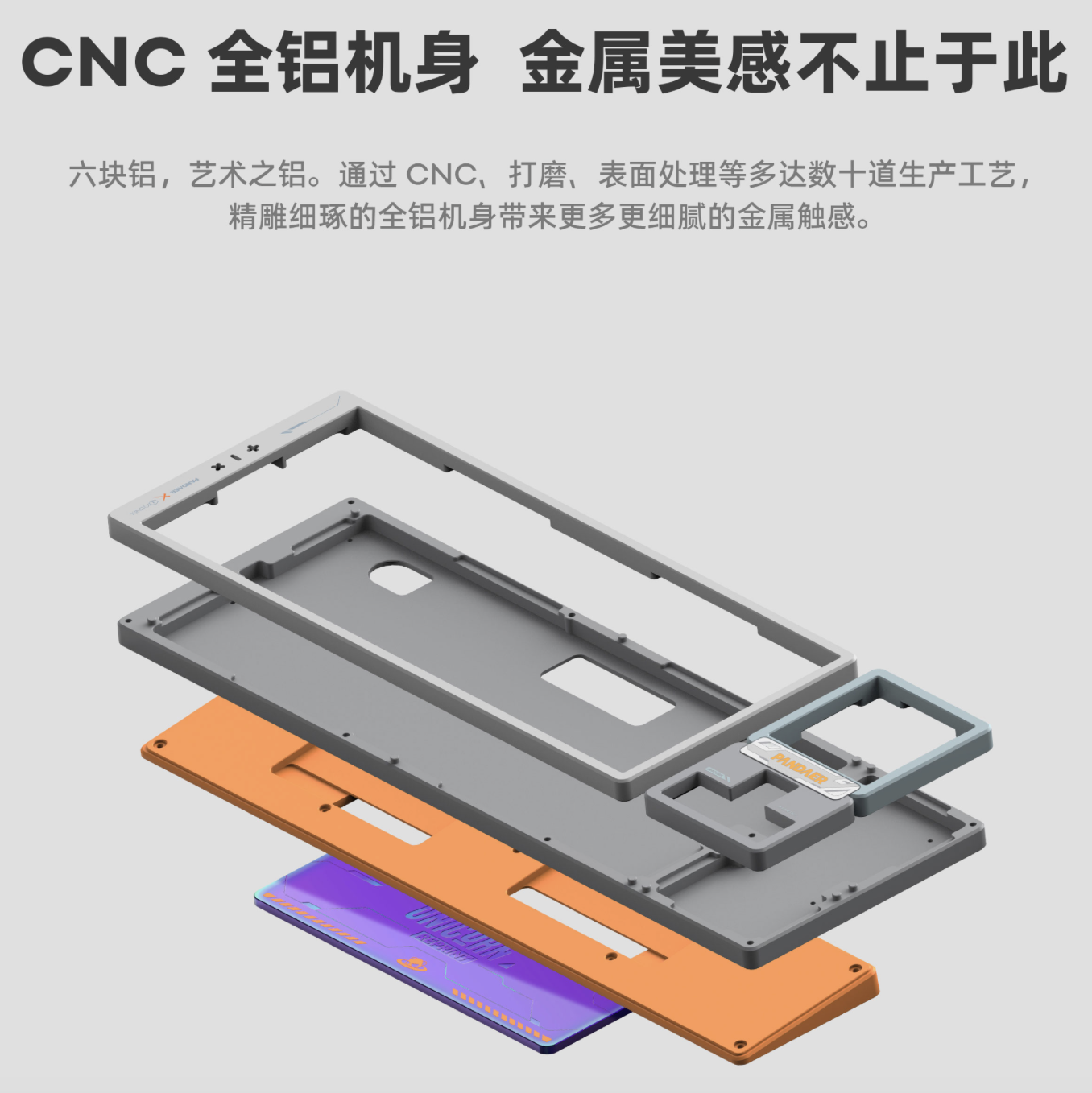 魅族推出 PANDAER x IQUNIX MOD 三模机械键盘：“白金独角兽”复刻涂装 / 键帽，2799 元