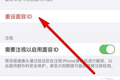 解决苹果手机面部识别失效的方法