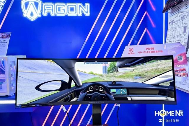  极尽奢华 AGON PD49 保时捷设计联名显示器亮相 AWE2024