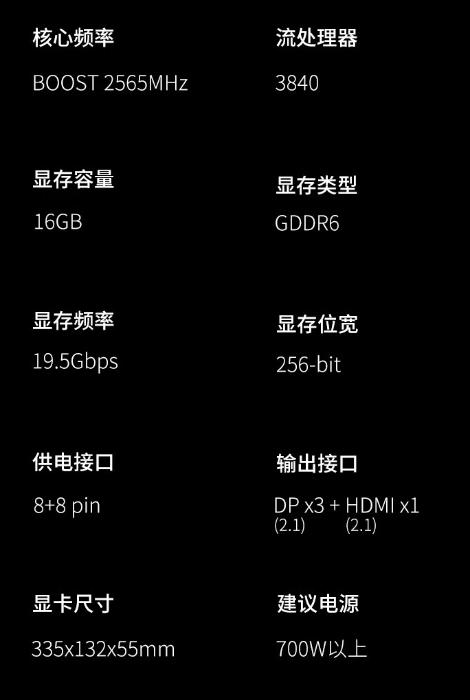 3579 元：讯景 RX 7800 XT 海外版 Pro 显卡京东百亿补贴